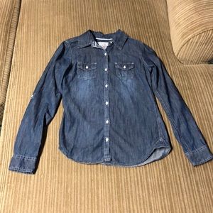 Button Down Jean Shirt